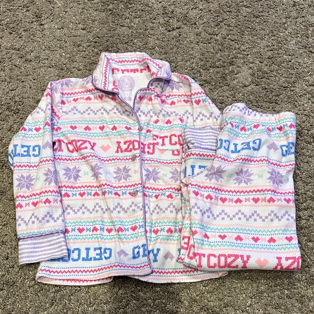 Colorful Graphic Christmas Pajamas